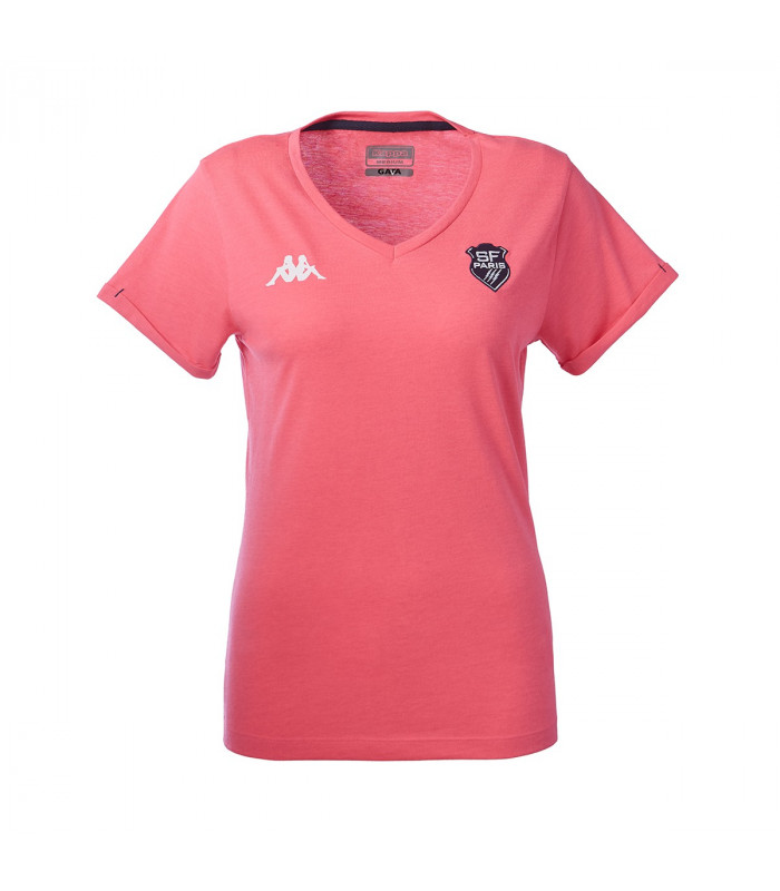 T-Shirt Kappa Femme Lea Stade Français Paris Officiel Rugby