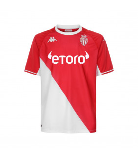 Maillot Homme Kappa Kombat Domicile As Monaco Officiel Football