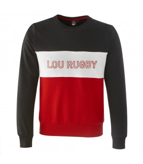 Sweatshirt Macron LOU Rugby Tricolore Officiel Lyon