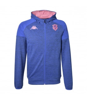 Sweat a capuche Zip Kappa Venezia Stade Français Paris Officiel Rugby