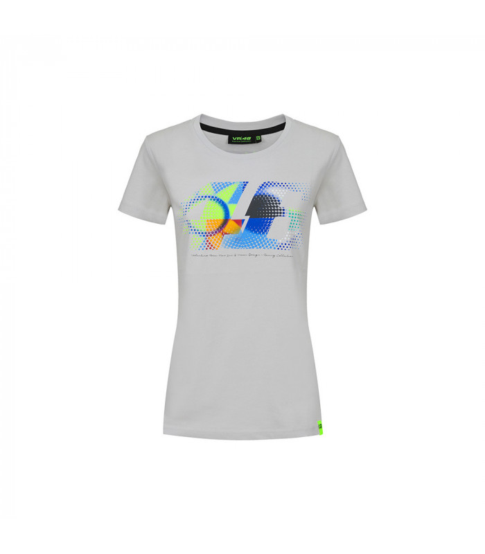 T-shirt Femme Valentino Rossi VR46 Soleil/Lune Officiel MotoGP