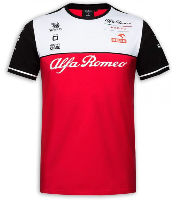 Tshirt Homme ALFA ROMEO Officiel Team F1 Racing Officiel Formule 1