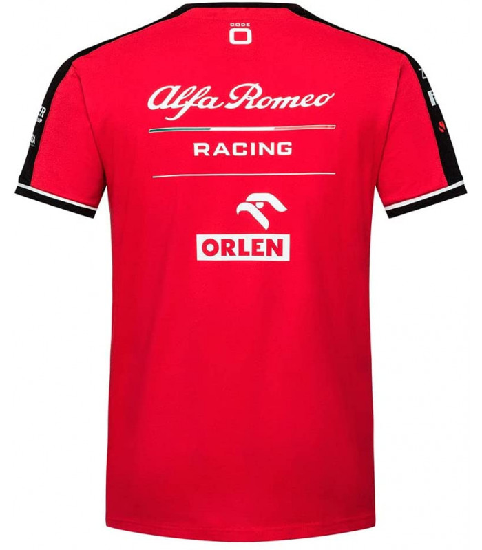 T-shirt ALFA ROMEO Officiel Team F1 Racing Officiel Formule 1