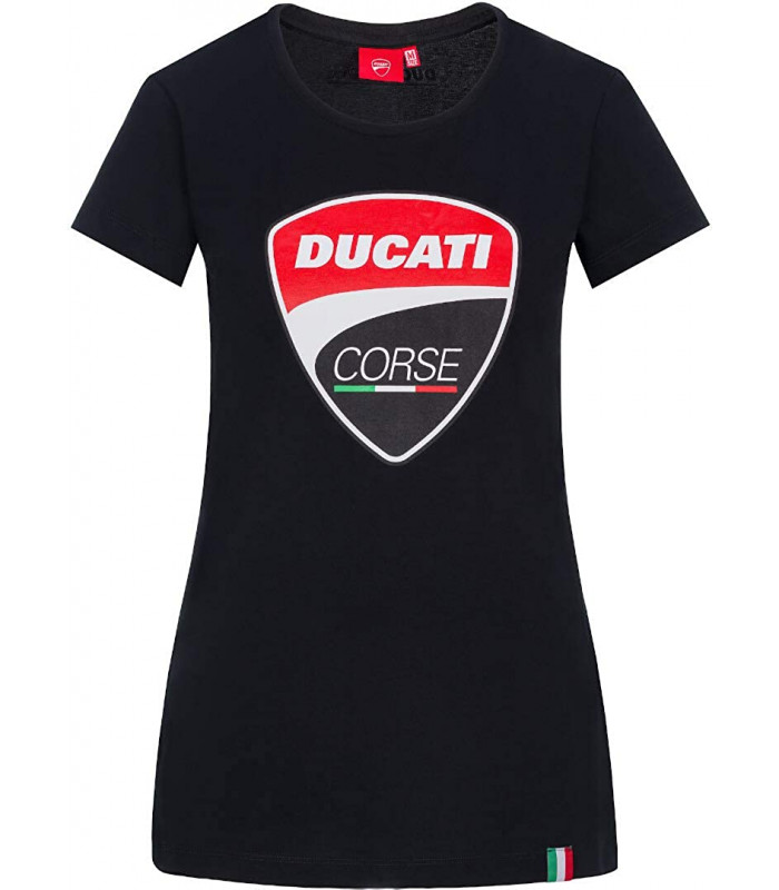 T-shirt Femme Ducati Corse TEAM logo Officiel MotoGP