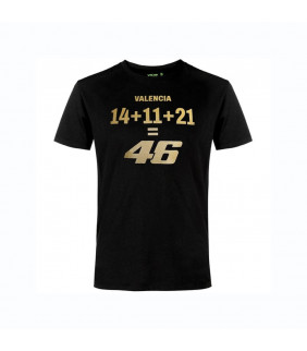 T-shirt Valentino Rossi VR46 Valencia Limited Officiel MotoGP