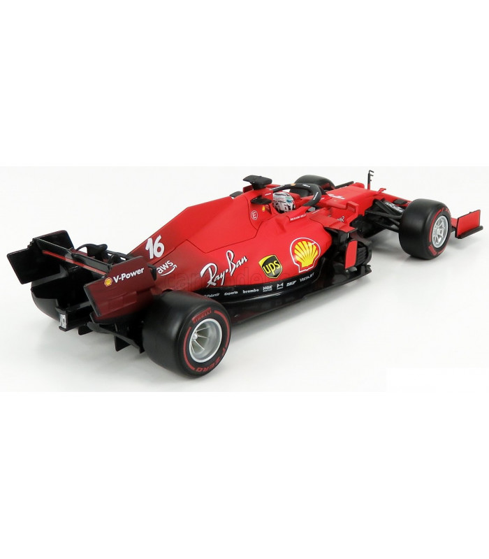 Voiture 1/18 Limited SP21 Bburago Scuderia Ferrari Charles Leclerc 16 F1 Officiel Formule 1