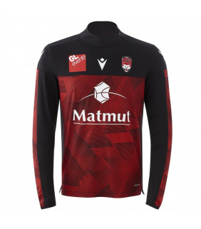 Sweat-shirt Entrainement 1/4 LOU Rugby Officiel Lyon