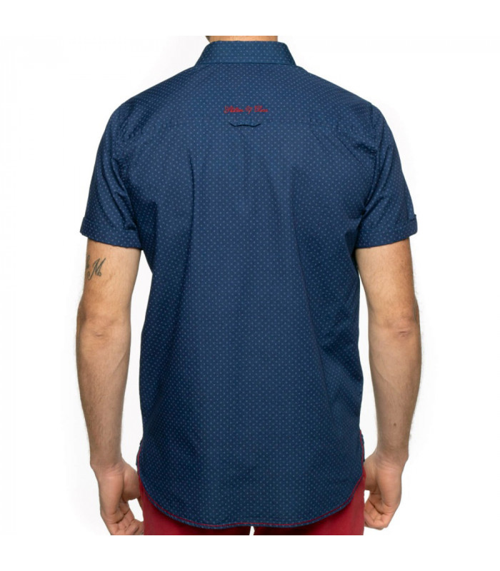 Chemise fantaisie écusson SHILTON