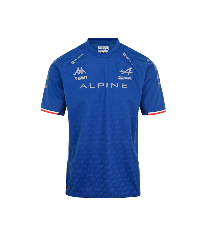 T-shirt Kappa Kombat Fernando Alonso BWT Alpine F1 Team Officiel Formule 1