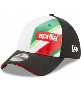 Casquette NewEra 39THIRTY Aprilia Flawless Stripe Officiel MotoGP