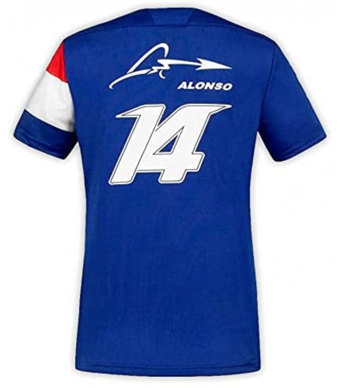 T-shirt Femme Alpine Renault F1 Team Fernando Alonso 14 Racing Officiel F1