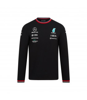 T-Shirt Manche longue Mercedes AMG Petronas Motorsport Team Officiel F1