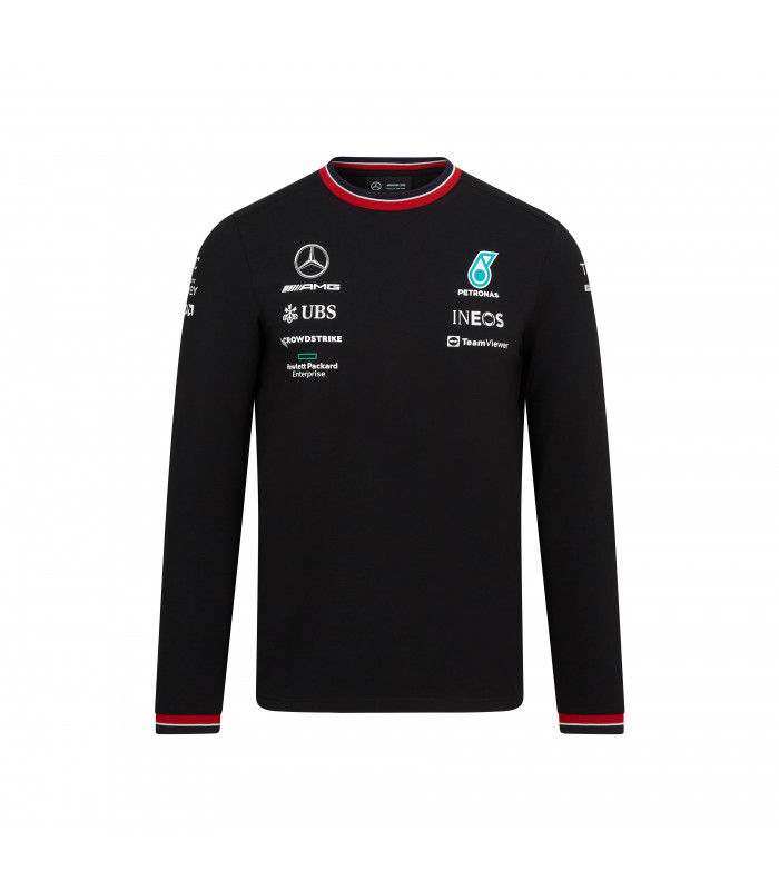 T-Shirt Manche longue Mercedes AMG Petronas Motorsport Team Officiel F1