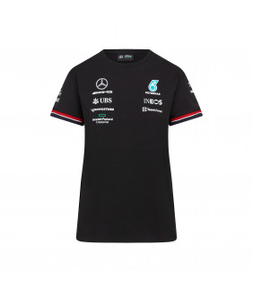 T-Shirt Femme Mercedes AMG Petronas Motorsport Team Officiel F1