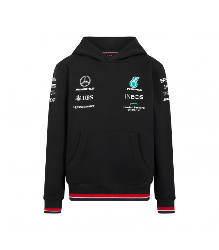 Sweat à Capuche Enfant Mercedes AMG Petronas Motorsport Team Officiel F1