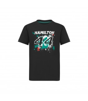 T-Shirt Enfant Lewis Hamilton 44 Limited Mercedes AMG Petronas Motorsport  F1 Driver