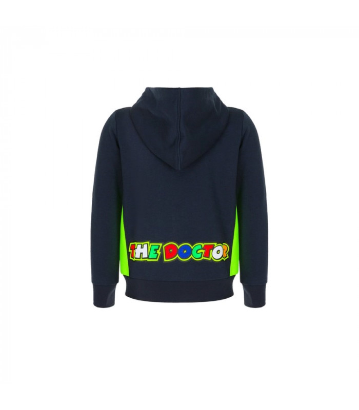 Sweat a Capuche Enfant Zip VR46 Big 46 Valentino Rossi Officiel MotoGP