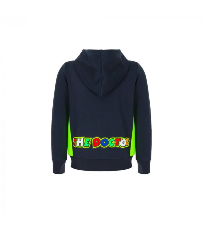 Sweat a Capuche Enfant Zip VR46 Big 46 Valentino Rossi Officiel MotoGP