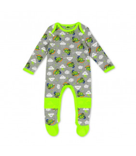 Pyjama Bébé VR46 Soleil/Lune Valentino Rossi Officiel MotoGP