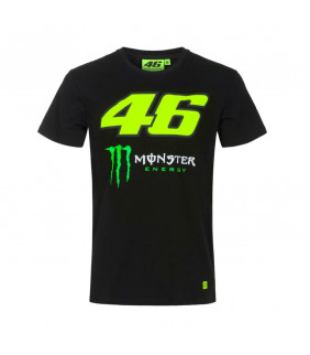 T-shirt VR46 Dual Monster Energy Valentino Rossi Officiel MotoGP
