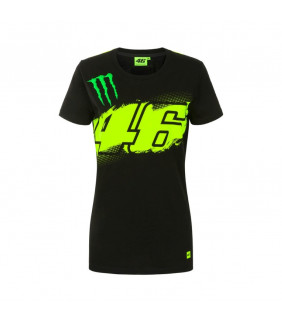 T-shirt Femme VR46 Monza Monster Energy Valentino Rossi Officiel MotoGP