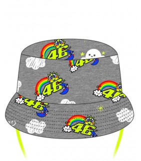 Chapeau Bob Enfant VR46 Soleil/Lune Valentino Rossi Officiel MotoGP