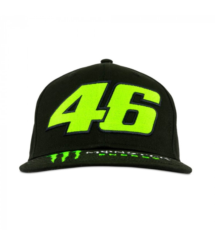 Casquette Plate VR46 Dual Monster Energy Valentino Rossi Officiel MotoGP