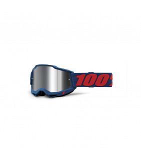Masque Motocross 100% Percent Accuri 2 Odeon - Ecran iridium flash argent