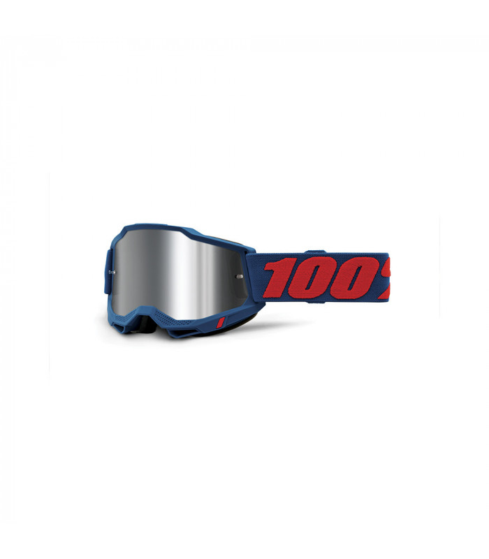 Masque Motocross 100% Percent Accuri 2 Odeon - Ecran iridium flash argent
