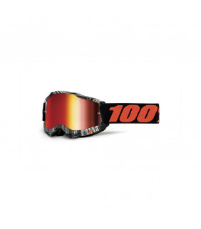Masque Motocross 100% Percent Accuri 2 enfant Geospace - Ecran iridium rouge