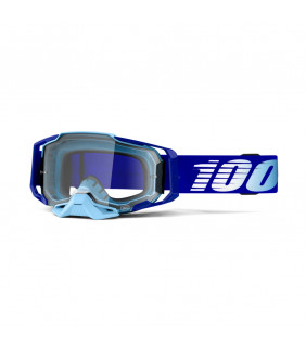 Masque Motocross 100% Percent Armega - Royal // Ecran incolore