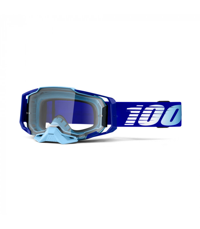 Masque Motocross 100% Percent Armega - Royal // Ecran incolore