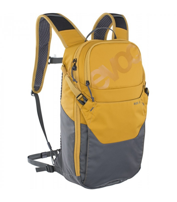 Sac à dos EVOC Ride 8 + poche 2l orange/gris
