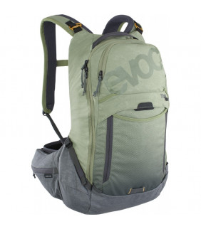 Sac EVOC Trail Pro 16 vert olive/gris L/XL