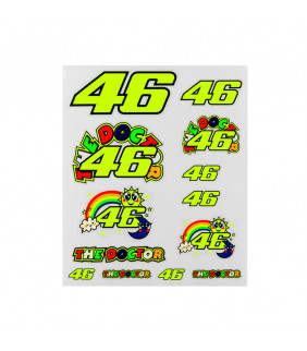 Sticker Autocollant VR46 The Doctor Valentino Rossi Officiel MotoGP